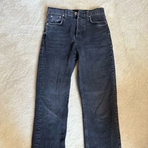Black Cut off Jeans